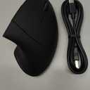 TECKNET Ergonomic Mouse, Rechargeable 2.4G+Bluetooth Vertical Mice 6 DPI Adjustable, Wireless Optical Carpal Tunnel Mouse Right Hand, Multi Device for Laptop, PC, Computer, MacBook, iPad - Black