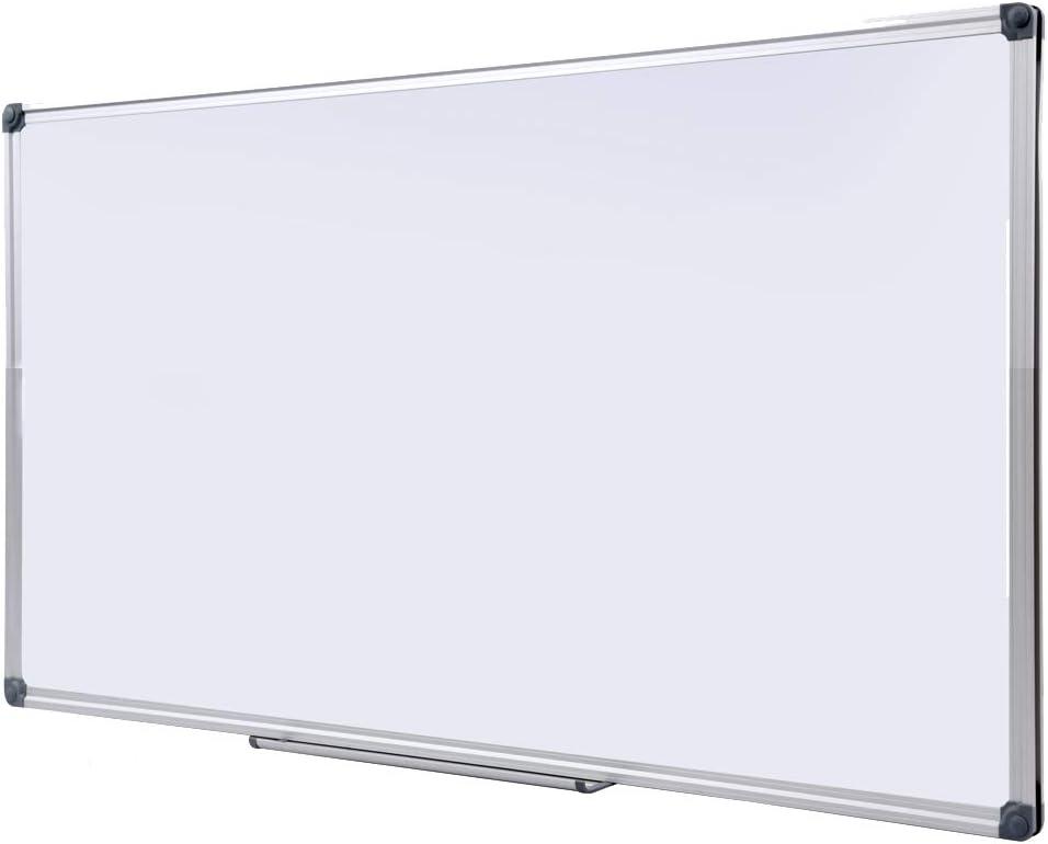 60"x 36" Large Magnetic Whiteboard for Wall - Anti-Ghosting Dry Erase Board for Office Collaboration, Classroom Teaching & Agile Management - Silver Aluminum Frame