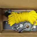 VEVOR Hand Crank Tarp Roller Kit, 64" to 104" Wide, Aluminum Alloy, Manual Cab Level Dump Truck Tarp Roller with 7" Sponge-Wrapped Handle, Perfect for Dump Trucks, Trailers, Trash Haulers (No Tarp)