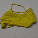 Aoxjox Women's Workout Sports Bras Fitness Ivy Low Impact Bra Yoga Crop Tank (Vibrant Yellow, Medium)