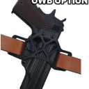 2 in 1 Concealed Carry Holster IWB OWB Right-Handed Holster, Made in USA, Optics Cut, Positive Adjustable Retention