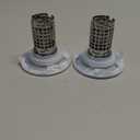 Sink Stopper Hair Catcher, Pop-up Sink Drain Strainer with Removable Stainless Steel Strainer Basket Hair Catcher, Bathroom Sink Strainer for Bathroom Sink Stopper Replacement(NEW-2PCS)