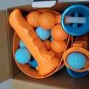 punkdog Pop and Catch Ball Game with 24 Balls and 4 Catch Launcher Baskets - Outdoor Indoor Game Activities, Christmas Easter Gift Beach Sport Summer Beach Toys for Kids Ages 4 5 6 7 8 10 12+