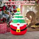 Christmas Santa Claus Plush Toys, Santa Claus Stuffed Animal Wearing Xmas Trees Hat, Christmas stuffy Creative Party Decor Gift for Kids, Girls, Baby