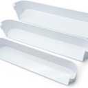 29325760166 Refrigerator Door Shelves for Dometic Americana II RV Refrigerator Replacement Parts, Fridge Freezer Upper Bottom Shelf Kits, Camper Refrigerator Door Shelf Kit - Set of 3