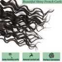 Deep Faux Locs Crochet Hair 12 Inch 8 Packs Goddess Locs Crochet Hair 4# Soft Loc Faux Loc Crochet Braids with Curly Ends Prelooped Deep Wave Croceht Braids for Black Women(Coffee Brown)