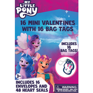 Valentine’s Day My Little Pony 16 Mini Valentines With 16 Bag Tags 2-Pack
