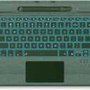 Surface Pro 9 Keyboard with Slim Pen, Compatible with Microsoft Surface Pro 11 10 9 8 X, 13 Inch Bluetooth Wireless Backlit Type Cover with Slim Pen,Keyboard with Slim Pen,Green