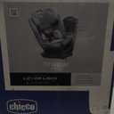 Chicco Fit360 ClearTex Rotating Convertible Car Seat with 360 Degree Rotation for Rear-Facing and Forward-Facing, LeverLock Self-Tensioning Lock System, Titanium/Grey, Manufactured Date 02/2026