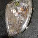 Right Corner Lamp Indicator Light Turn Signal Lamp Chrome Compatible with 1998-2005 Toyota Land Cruiser SUV FJ100 LC100 W/Bulbs Replace 81510-60490