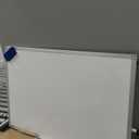 Adjustable Height Tripod Whiteboard, 23.62" X 35.43" Dust-Free Smooth Writing Dry Erase Board With Paper Clamp & Storage Rack, Steel Frame Non-Slip Rubber Feet Foldable Portable Board For Office White