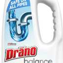 Drano Balance Drain Clog Remover and Cleaner, Non-Corrosive Formula, Safe on All Pipes and Septic Tanks, Formulated Using Only Essential Ingredients, 32 Fl Oz