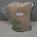 OIAHOMY Cotton Rope Basket, Rectangle Woven Nursery Blanket Basket, Toy Storage Basket with Handle, Baskets for Organizing, 18x14x12, Brown variegated