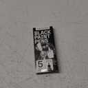 ARTISTRO Black Paint Pens for Rock Painting, Stone, Ceramic, Glass, Wood, Tire, Fabric, Metal, Canvas. Set of 5 Water Based Black Markers for Acrylic Painting Extra Fine Point Tip