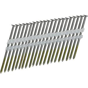 NuMax 21° .120" x 3" Plastic Collated Bright Framing Nails – Smooth Shank – Full Round Head – 500 Count – Durable Nails for Framing, Decking & Subfloors – FRN.120-3B500 NuMax 21° .120" x 3" Plastic Collated Bright Framing Nails – Smooth Shank – Full Round Head – 500 Count – Durable Nails for Framing, Decking & Subfloors – FRN.120-3B500