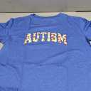 TIEEI Women Autism Awareness Shirt Autism T-Shirt Mental Health Tee Tops Blue, XL 