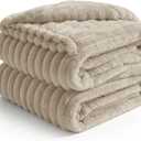 BEDELITE Ribbed King Size Blanket for Bed, Linen, 108"x90"
Ultra-Soft Plush Fleece, Warm Yet Lightweight, Ribbed Texture, Home Decor, Machine Washable, Giftable, All-Season Use