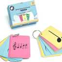 MUSO Music Flash Cards for Beginner Music Students, Improve Sightreading & Musical Terminalogy for Piano Kids & Adults (Solfge)