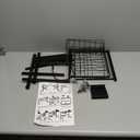 ADBIU Over The Sink Dish Drying Rack (Expandable Height and Length22.6" - 34" L) Snap-On Design 2 Tier Large Dish Rack