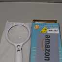 Large Magnifying Glass with Lights,10X 25X 45X 60X Handheld Lighted Magnifier, 5in Page Magnifier LED Lights, Magnifying Glass for Reading Small Prints & Low Vision Seniors with Aging Eyes