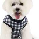 Etdane Dog Recovery Suit for Female Male Dog Onesie for Surgery Dog Surgical Suit After Spayed Dog Neuter Body Suits Fit Medium Dog with Pee Hole Black Plaid/Medium