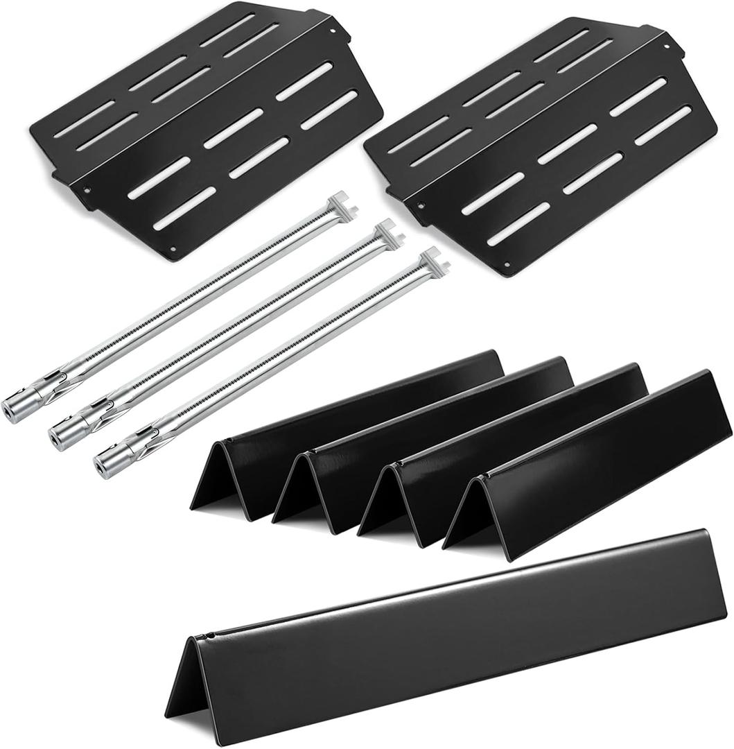 Genesis E-310 7621 Flavorizer Bars 65505 Heat Deflectors 62752 Grill Burner Replacement Parts for Weber Genesis 300 Series 3 Burner Grill Parts S-310 EP-310 EP310 S320 E320 EP320 S-330 E330 EP330