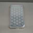 WIBIMEN Ice Cube Tray with Lid and Bin - Round Ice Trays for Freezer with Lid - Ice Cube Trays for Freezer with Ice Container (0.8"-2PACK Blue)