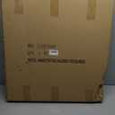 24 Inch White Roman Numeral Metal Wall Clock, Silent Non-Ticking Large Wall Clock for Living Room Decor, Modern Farmhouse Wooden Clock Battery Operated