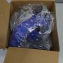 VioraWhite Toddler Ice Skates Adjustable Double Runner Ice Skates with Hook and Loop Fastener Straps Double Blade for Kids Toddler Girls Boys Children Training Shoes Beginner Junior (Blue)