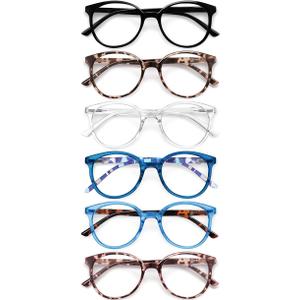 GIBLOGO Reading Glasses for Women/Men Eye Glasses Blue Light Reading Glasses Cheaters Eyeglasses, 