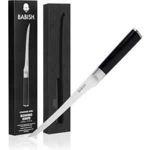 Babish High-Carbon 1.4116 German Steel Cutlery, 8-Inch Boning Kitchen Knife