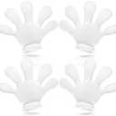 Geyoga 2 Pairs Jumbo Cartoon Hands Large Costume Gloves, Halloween Gloves for Party Birthday Role Playing Costumes