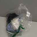 BQTQ 5 Pack Racerback Tank Tops for Women Sleeveless Workout Tank Top Ladies Undershirts Slim Fit Tanks Tops (Medium, Black, White, Gray, Cadet Blue, Cornflower Blue)