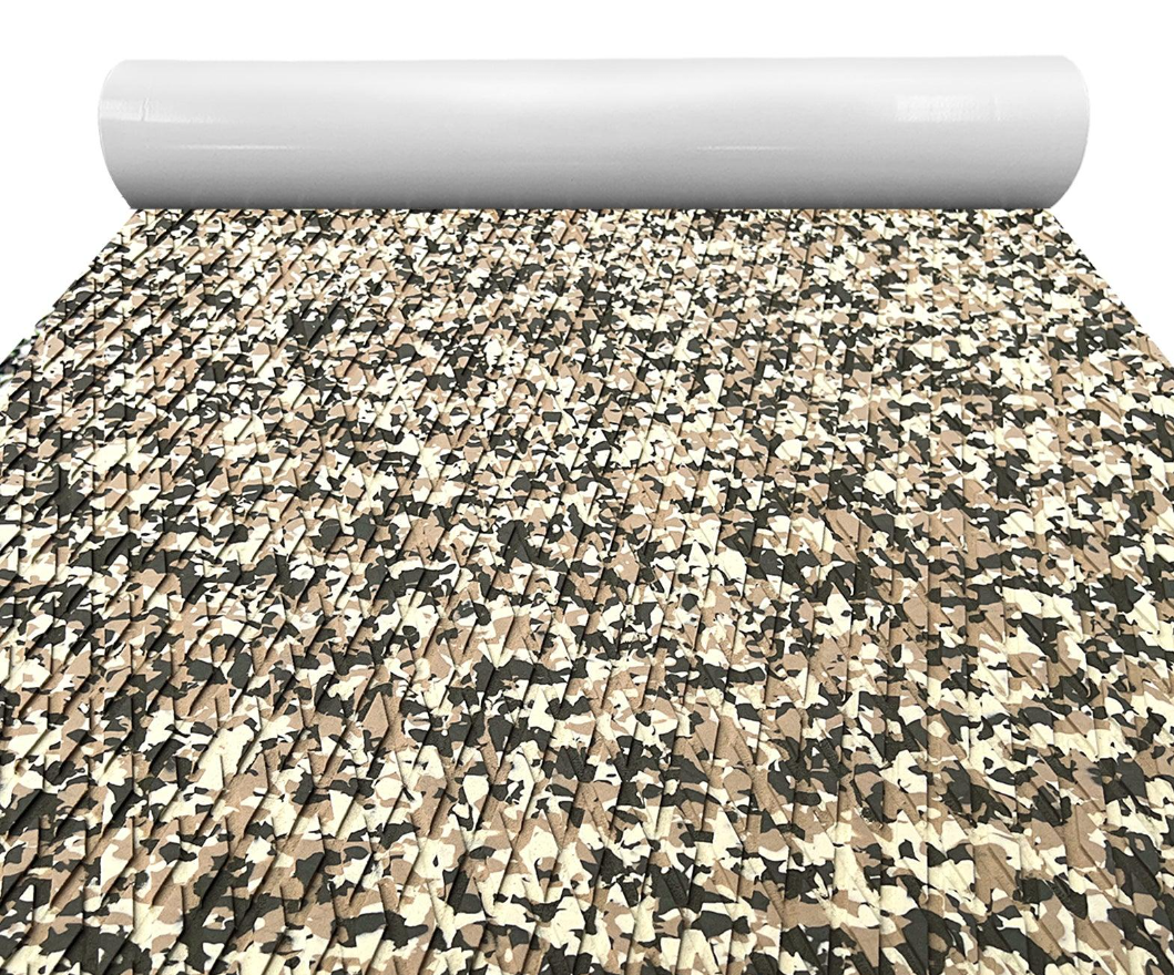 FOCEAN Boat Flooring EVA Foam Boat Decking Camo Marine Flooring Self-Adhesive Marine Mat for Motorboat RV Yacht Kayak 94.5" x 47.2"/23.6"/15.7"