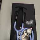 3M Littmann Classic III Monitoring Stethoscope, 5959, More Than 2X as Loud, Weighs Less, Stainless Steel Mirror-Finish Chestpiece, 27" Ceil Blue Tube, Smoke Stem, and Headset
