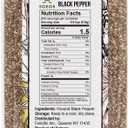 Soeos Table Ground Black Pepper, 18 oz (510g) Non-GMO, Freshly Peppercorn Powder Bulk, Packed to Keep Peppers Fresh, Ready to Use Peppercorns for Refill, Regular (EXP 01/15/27)