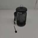 Bug Zapper Outdoor, Mosquito Zapper with LED Light, Fly Zapper Outdoor Indoor, Insect Zapper Electric Fly Traps, Plug in Mosquito Killer for Patio Yard Black