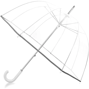 Bubble Clear Umbrella for Weddings, Bulk Large Adult Transparent Umbrella Windproof Dome Rain Bubble Umbrella