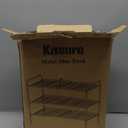 Kitsure Shoe Rack - Stainless Steel Shoe Organizer, Sturdy Shoe Rack for Closet and Front Door Entrance, Free Standing Shoe Shelf, Closet Organizers and Storage, 25.6" Wide - 3 Tier, Black