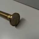 Ivilon Tension Curtain Rod - Spring Tension Rod for Windows or Shower, 24 to 36 Inch. Warm Gold