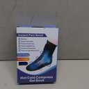 Tolaccea Reusable Gel Cold Therapy Sock for Hot & Cold Therapy, Ankle Foot Ice Pack Wrap for Injuries, Instant Pain Relief for Achilles Tendonitis, Plantar Fasciitis, Foot Heel -1pc