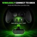 acer Wireless Gaming Headset for Xbox Series X|S & Xbox One, Bluetooth 5.4 Headphones with Noise Canceling Mic, 3D Surround Sound, 40H Battery, Compatible with PC, PS5, Switch, Mac - Black Green