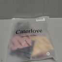 Caterlove Women's Seamless Underwear No Show Stretch Bikini Panties Silky Invisible Hipster 6 Pack A, Medium 