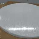 Mayfair Cassel slow close toilet seat, easy clean non-slip premium wood seat, install, made in USA, elongated, white