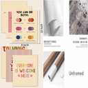 6pcs Mental Health Posters,Wall Art with Inspirational and Motivational Quotes - Ideal for Office Workers',Therapists',School Counselors' Offices and Home Study Rooms to Relieve Anxiety and Promote Positivity,Unframed.(8*10)