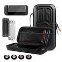 VGBUS Carrying Case for Nintendo Switch 2（2025），Large Protcective Travel Hardshell Storage Bag for Nintendo Switch 2 Console& Accessories (Black-Bundles)