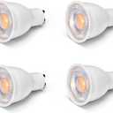 8W GU10 LED Bulbs MR16 GU10 Base 8 Watt(Equivalent to 75W Halogen Bulbs)High Brightness 800LM LED Spotlight Bulbs for Landscape Recessed Track Lighting,Non-dimmable,38 Beam Angle,4 Pack (Warm White)