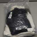 Riyiper 4 Pack Women's Maternity Turtleneck Shirts Long Sleeve Pregnancy Tops Ruched Sides Pregnant Tees Mama Clothes (Medium, Black, Light Heather Gray, White, Coffee)