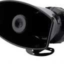 Car Siren 7 Tone PA System Vehicle Siren Horn Megaphone Speaker 12V 100W Emergency Sound Amplifier with Microphone Fire Ambulance Hooter Traffic Sound