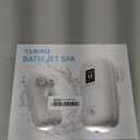 Bath Jets for Tub, Bath Jet or Bubble Mode, Cordless Waterproof Portable Bathtub Accessories with 3-Level Adjustable Speed, Bathtub Jets Massage for Home Spa, Travel Massage, Relaxing, Soothing (White)